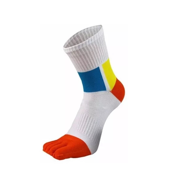 Calcetines Del Dedo Del Pie Deportivos Correr 2 Pares