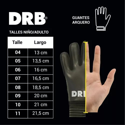 Guante De Arquero Drb Jet Tallas Adulto