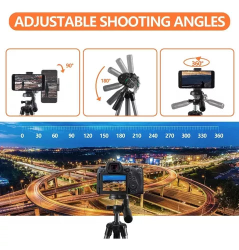 Trípode De Aluminio Con Control Remoto Para Celular Gopro