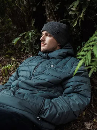 Parka Maui And Sons Puffa Anahola Hombre Gris