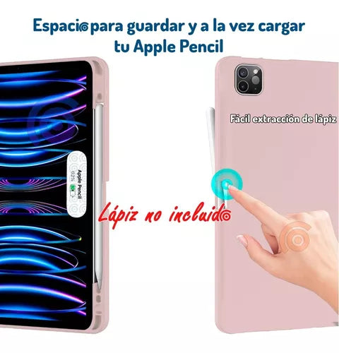 Funda Para iPad Pro 12,9 M2 6ta Gen C/espacio Y Carga Pencil