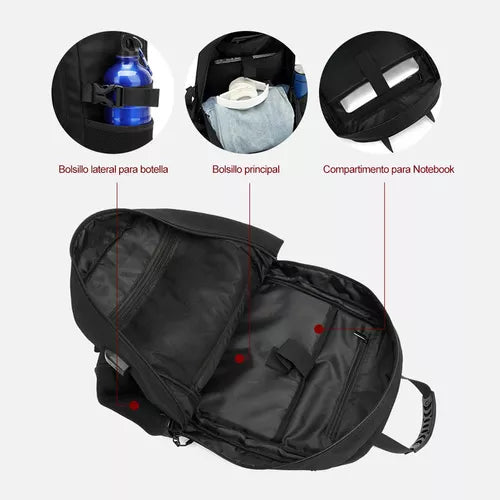 Mochila De Viaje Impermeable Expandible