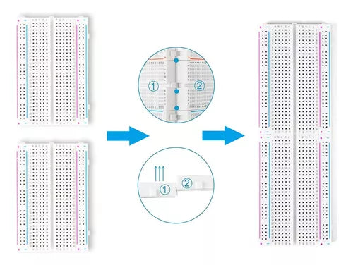 10 Placas De Protoplaca De 400 Puntos, Placa De Pruebas Ardu