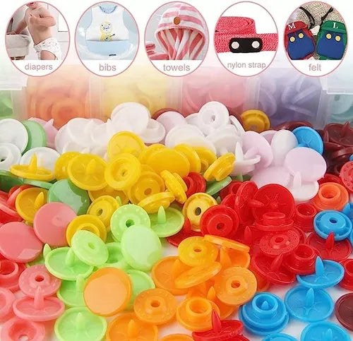 Juegos Botones De Plástico Con Alicates Para Coser Ropa