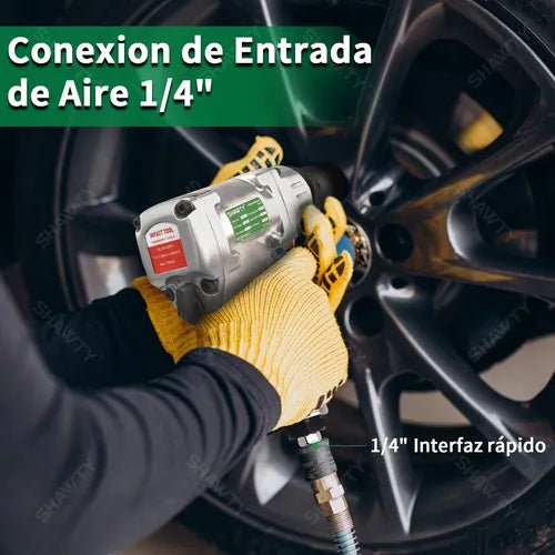 300nm Llave De Impacto Pistola Neumática 3/4'' Shawty