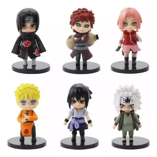 Set 12 Figuras Anime Naruto Shippuden Colección