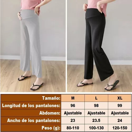 Pantalones De Maternidad De Cintura Alta / Ropa Maternal