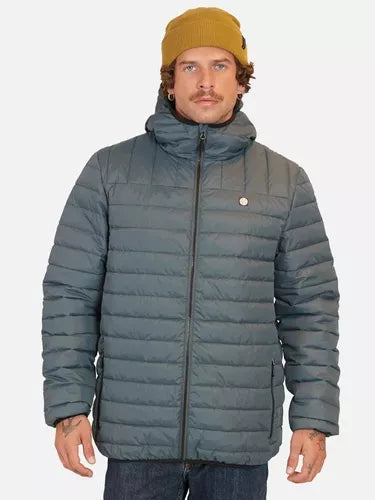 Parka Maui And Sons Puffa Anahola Hombre Gris