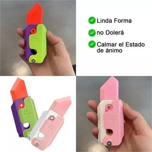 Cuchillo de juguete zanahoria