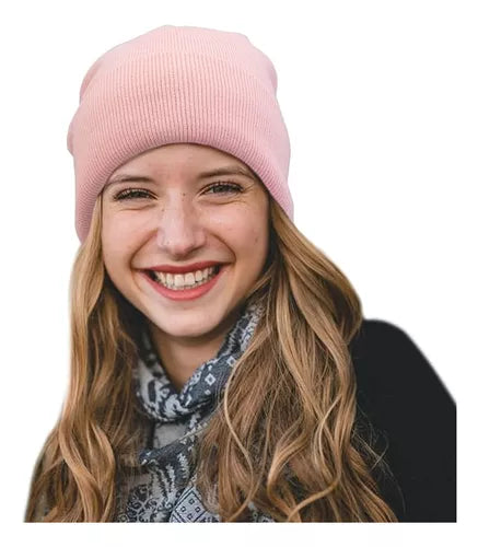 Gorro De Punto Satinado De Invierno Para Mujer