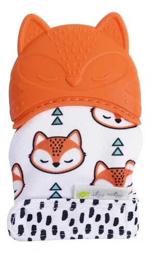 Guante Mordedor Miton Rascador Encías Para Bebes Zorro Fox