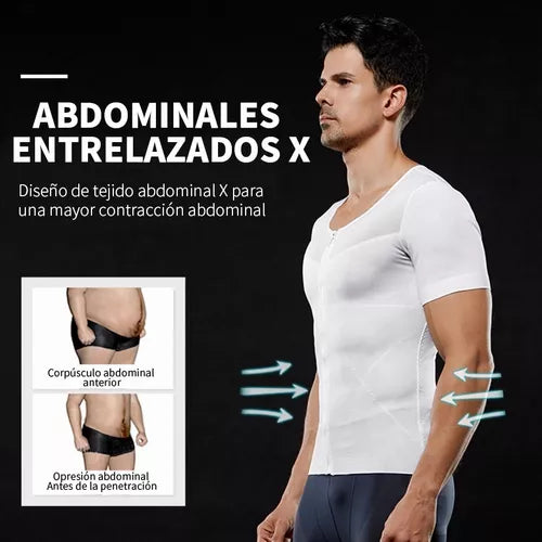 Camiseta De Hombre Que Forma Una Camisa Estereotipada Negra