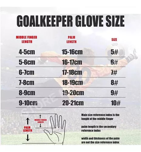 Guantes Antideslizantes de Arquero De Fútbol Profesional