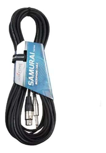 Cable Canon Xlr Hembra A Plug 6.3 Estéreo Roxtone 1mt