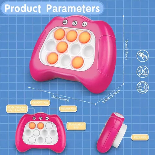 Consola Electrónica Pop It, Juego Antiestrés Popit