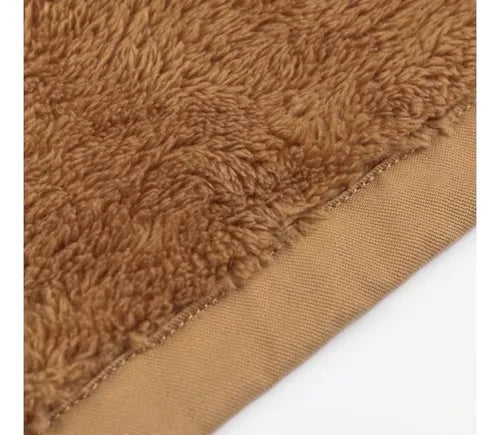 Chaqueta mediana y larga engrosada con chiporro interior