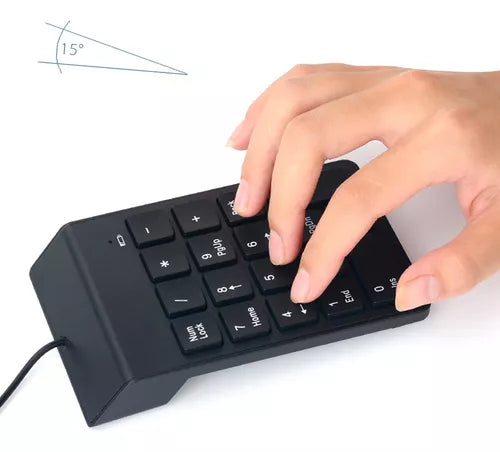 Teclado Numérico Usb Con Cable 18 Teclas Mini Para iMac/mac