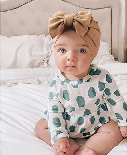 4 Piezas Gorritos Para Elegante Bebé Niña Turbante Headwrap