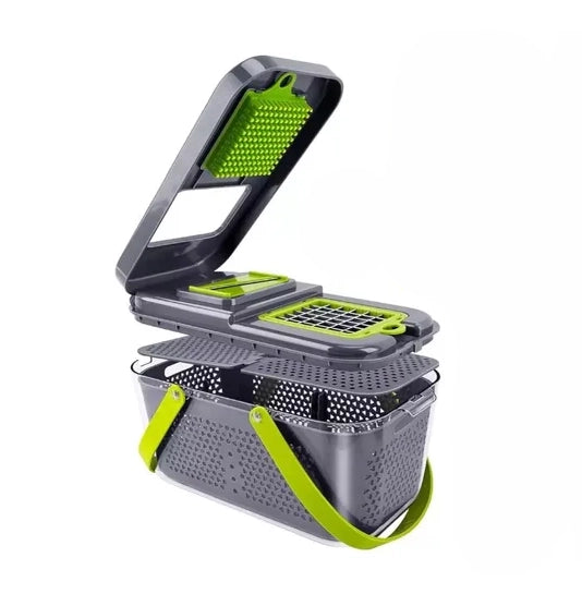 Picador De Verduras Y Frutas Multifuncuinal Set Piezas