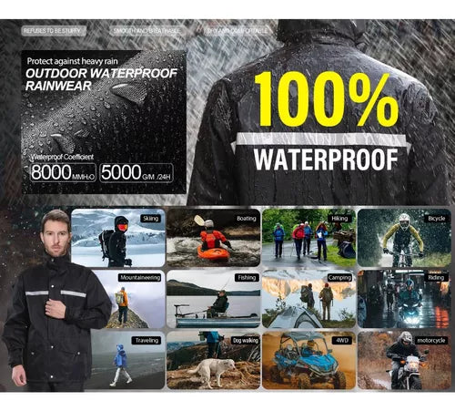 La Lluvia 100% Impermeable Reflejo