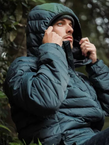 Parka Maui And Sons Puffa Anahola Hombre Gris