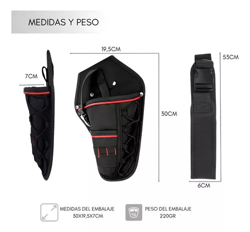 Porta Taladro Funda De Taladro Inalámbrico Destornillador