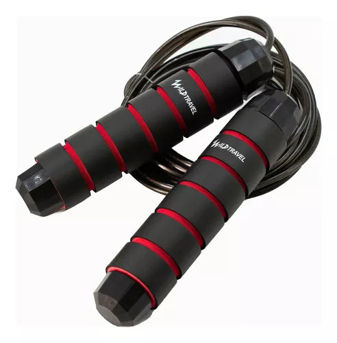 Cuerda 3m Saltar Doble Balero Speed Rope Alta Velocidad