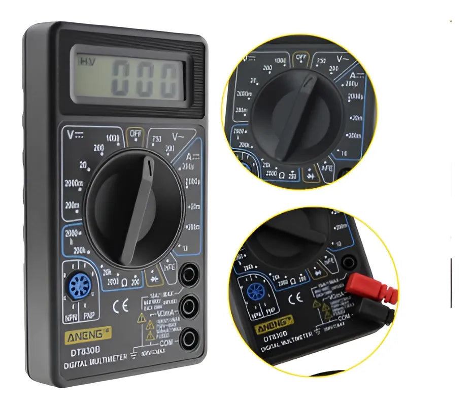 Multímetro Digital Lcd Dt-830b