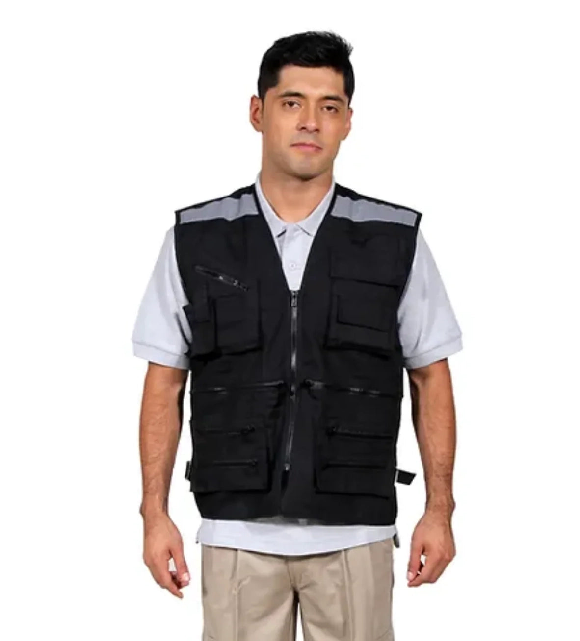 Chaleco Geologo poplin con reflectantes buono