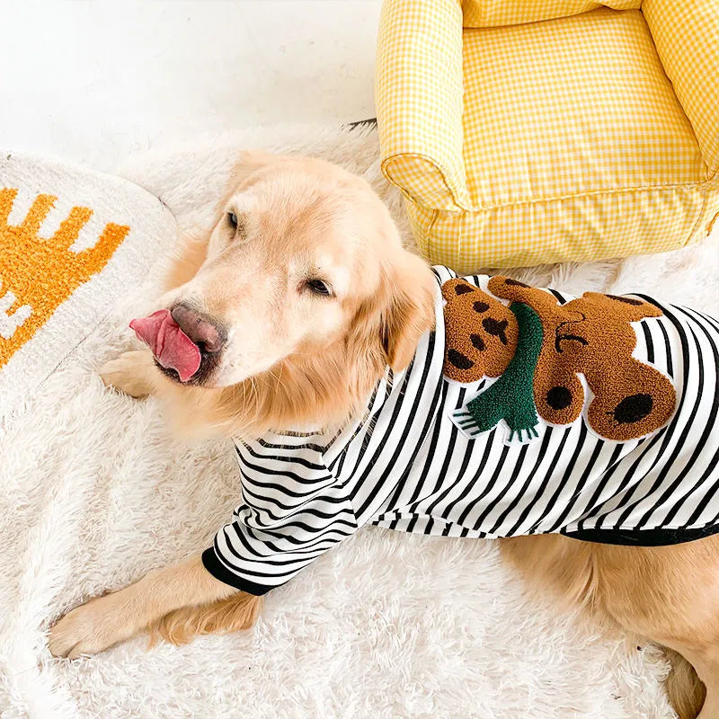 Ropa de Golden Retriever, ropa gruesa para perros grandes