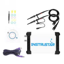 Instustar-osciloscopio Digital ISDS205A, 3 en 1, 20MHz, PC, USB, analizador de espectro, grabadora de datos, herramientas de medición