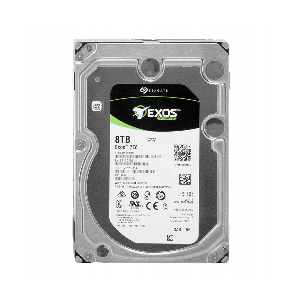 Disco Duro Seagate Exos 7E8 8 TB SAS 12Gb/s 7200RPM 3.5" Openbox