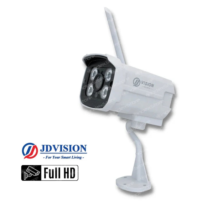 Kit de Seguridad WiFi NVR 8 Canales + 4 Cámaras Bullet 3MP JDVision | Vigilancia Inteligente Full HD+