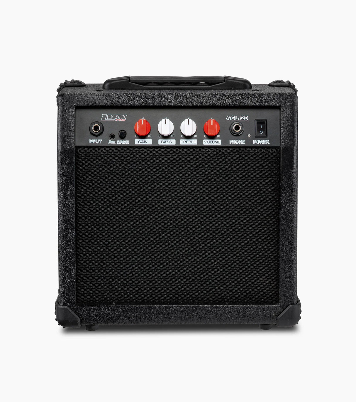 Amplificador de guitarra portátil LyxPro de 20 vatios en negro