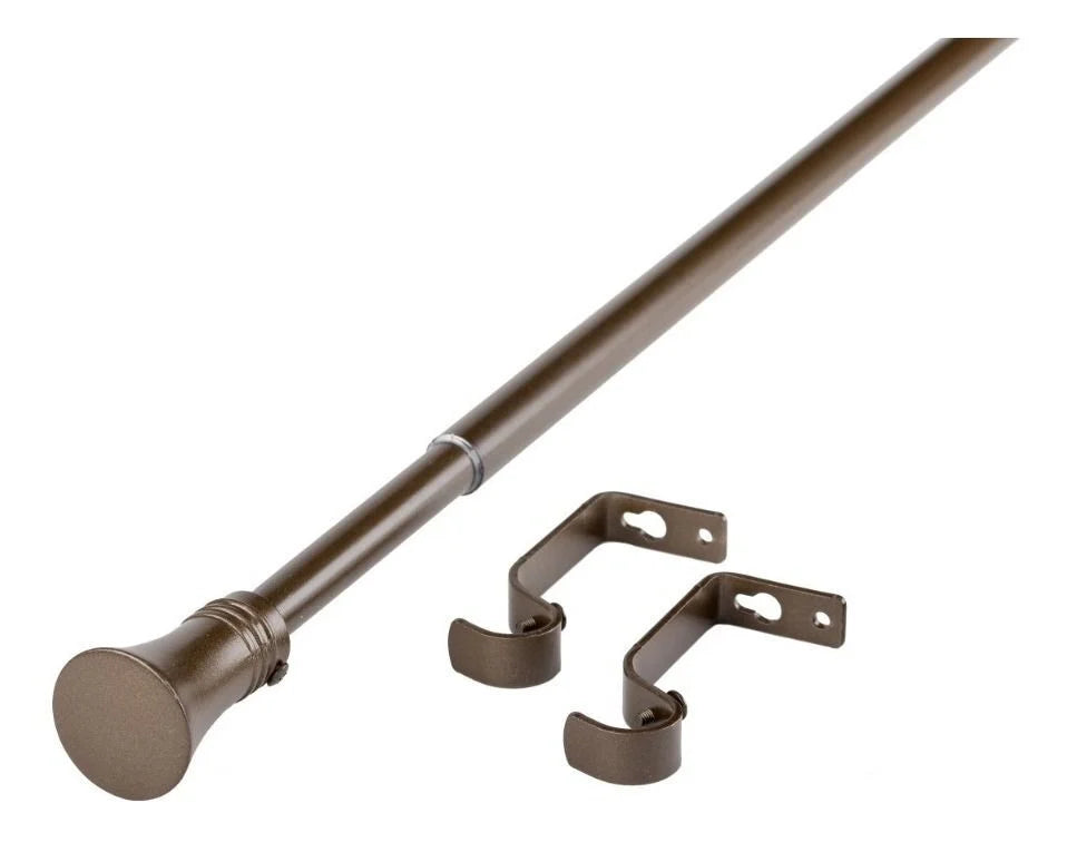Set Simple Extensible 120-210 Cm Color Café Terminal Cónico