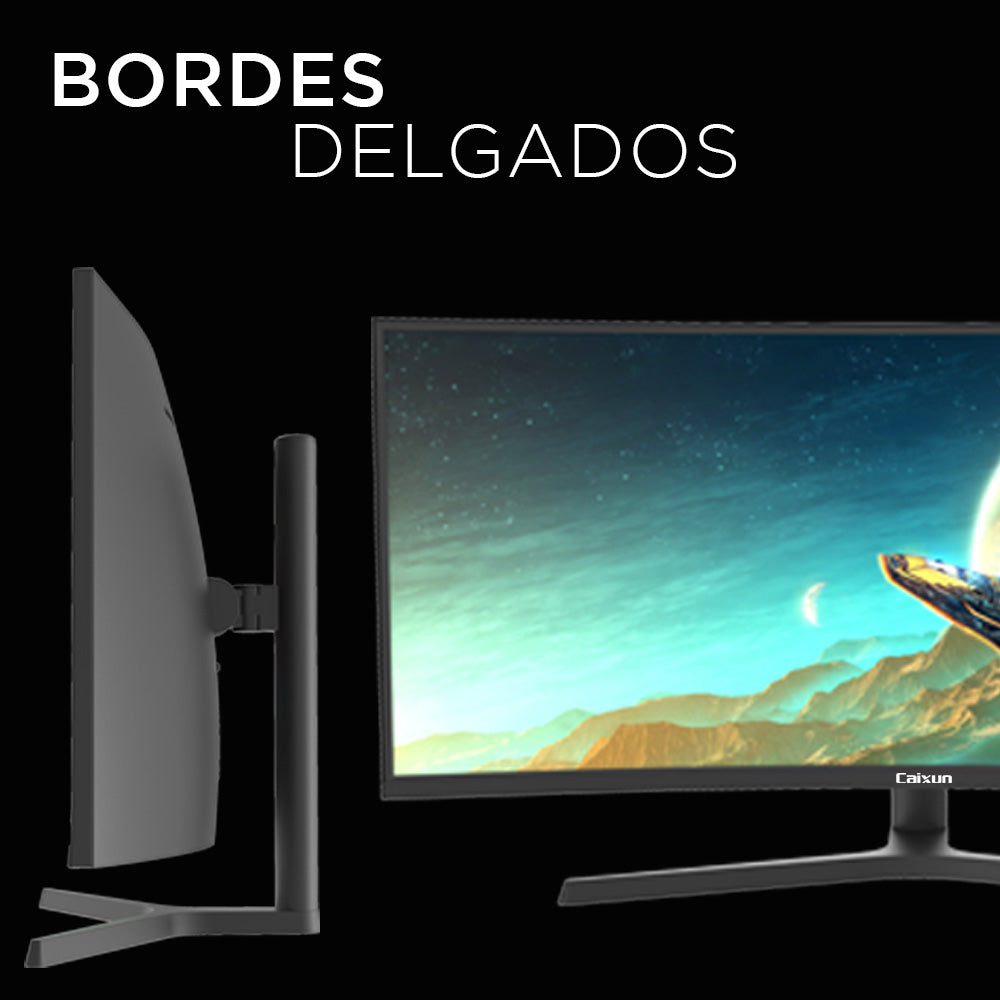 Monitor Gamer Curvo Caixun 34 Wqhd Va 1500r 165hz Hdmi Dp Tipo C Usb 1m C34c2wq