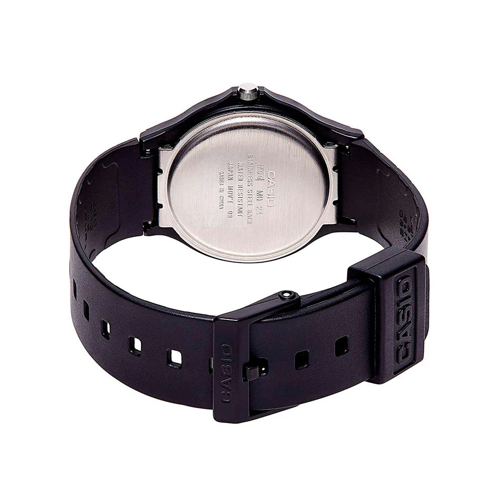 Reloj Casio Vintage MQ-24-9B Amarillo 24 y 12 hrs