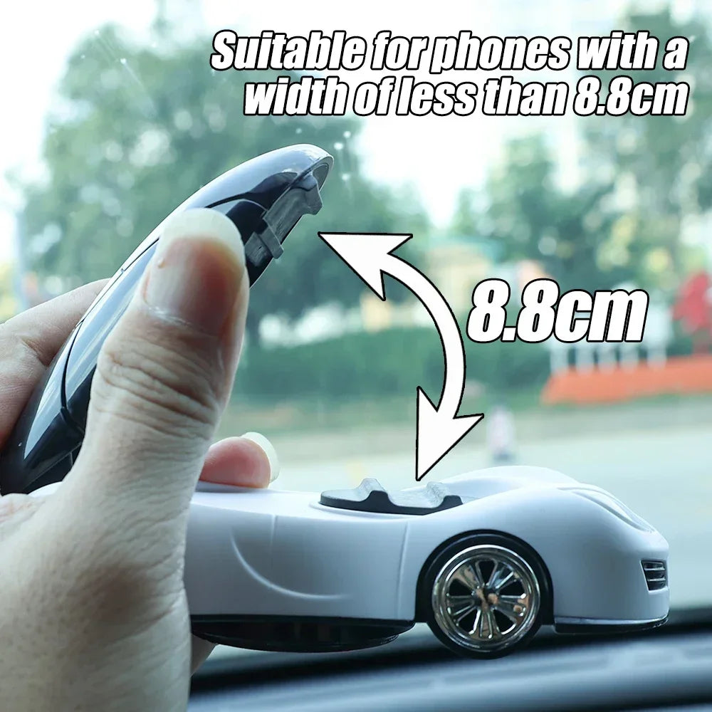 Soporte celular 360º para auto color BLANCO