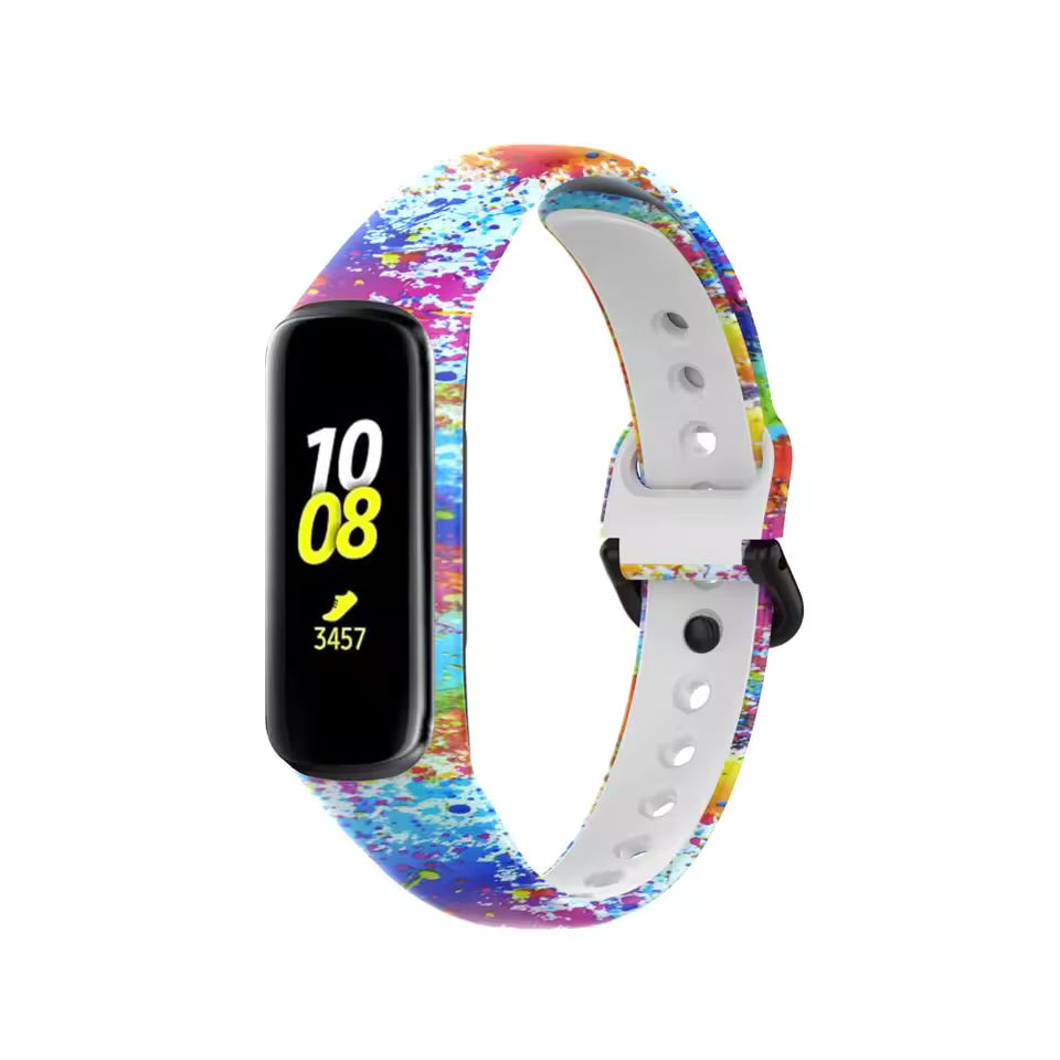 Correa silicona de repuesto colorida y texturas para Samsung Fit SM-R220