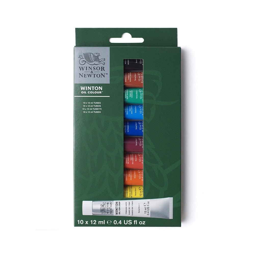 Set de Pinturas al Óleo Winsor & Newton Winton 10 x 12 ml
