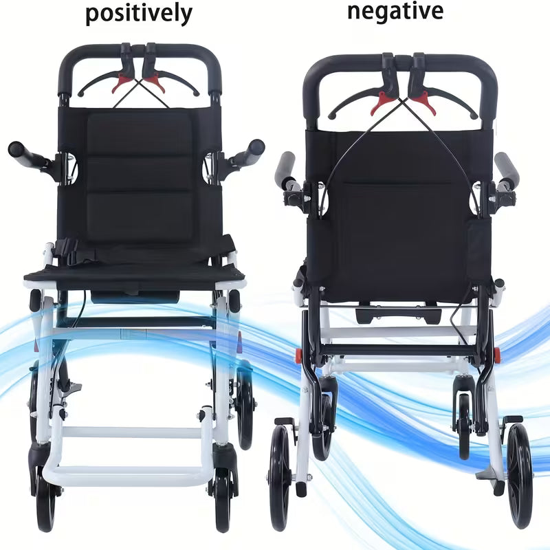 Silla de Ruedas de Traslado Liviana Portable