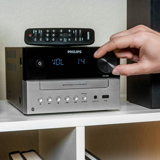 Sistema estéreo Bluetooth Philips para el hogar con reproductor de CD