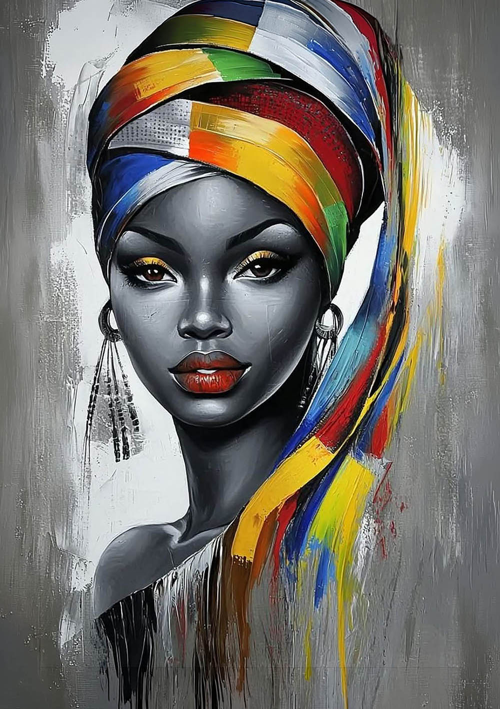 Cuadro Tela Canvas Alma Africa