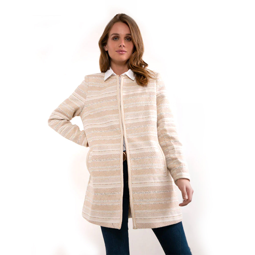 Chaqueta Aziz Larga para Mujer | Abrigo Casual Elegante