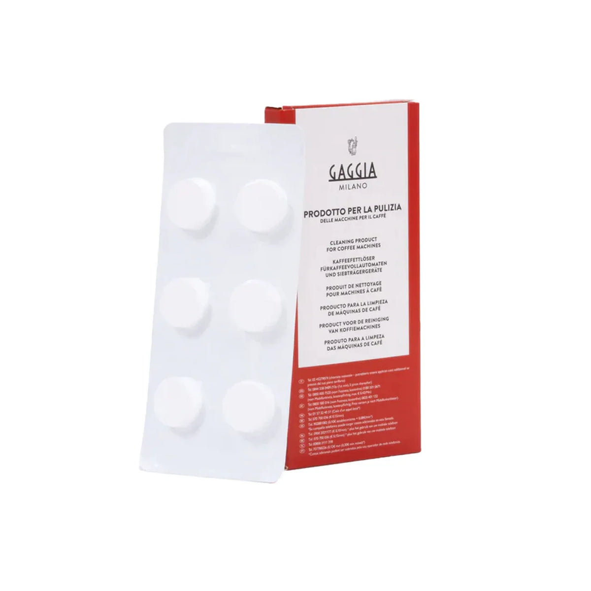 Pastillas de Limpieza para Cafeteras Gaggia – Pack 6 Unidades