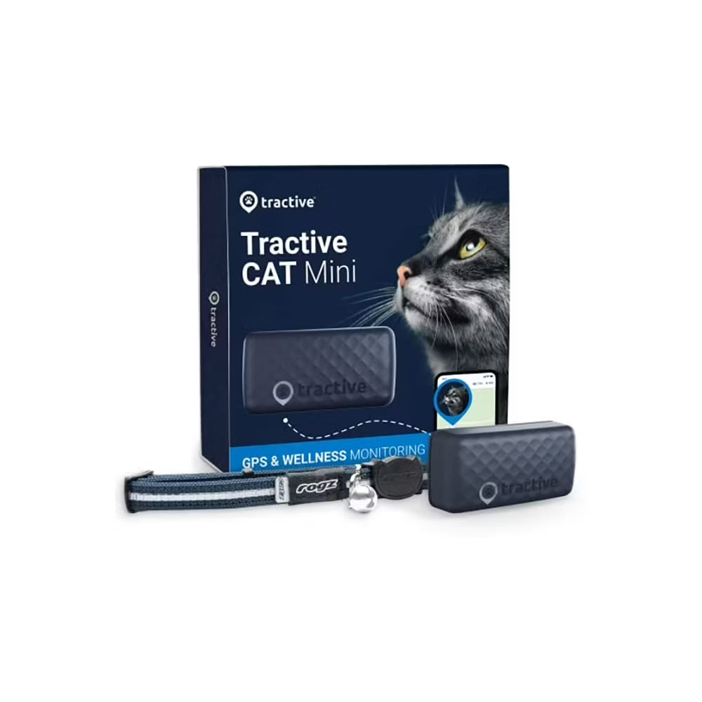 Rastreador GPS Tractive Mini Impermeable para Gatos