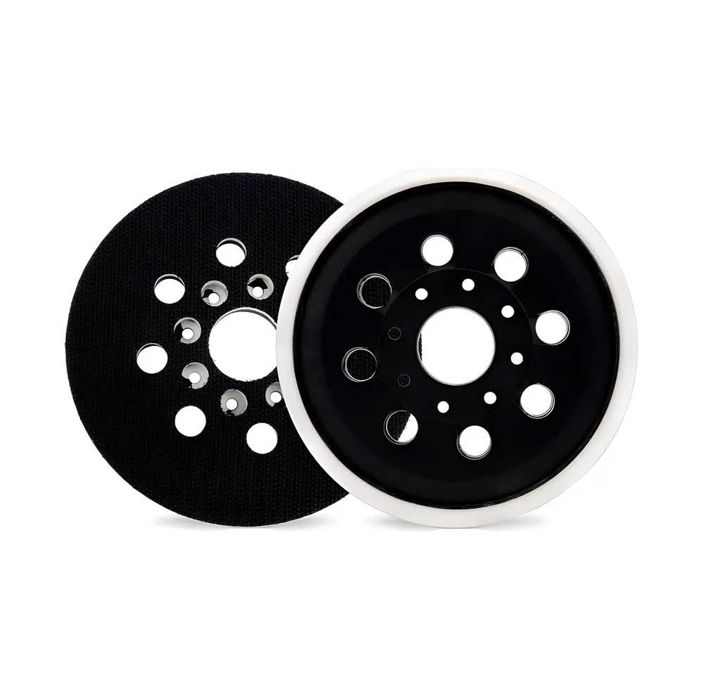 2 Plato Base Lijadora Velcro Compatible Para Bosch Gex125 Negro