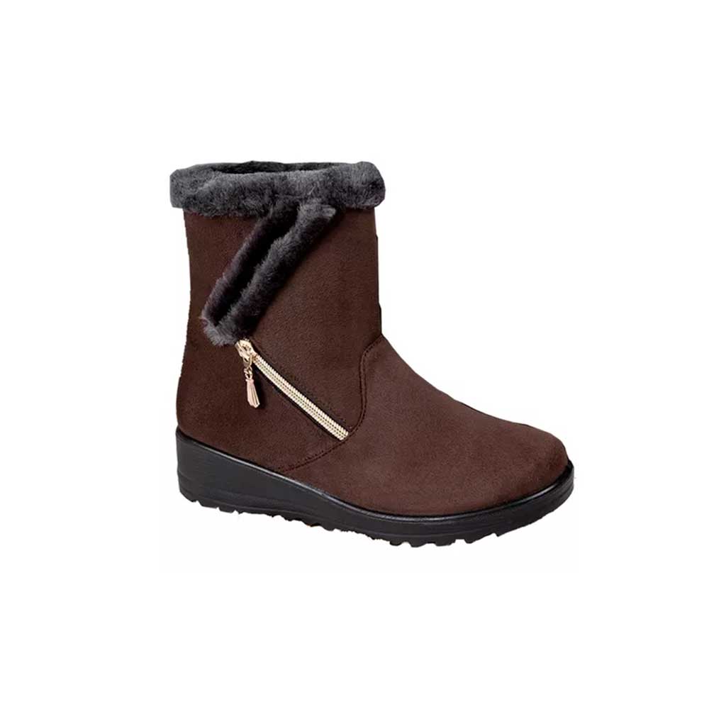 Botas De Nieve Cálidas Y Antideslizantes para Mujer Marrón