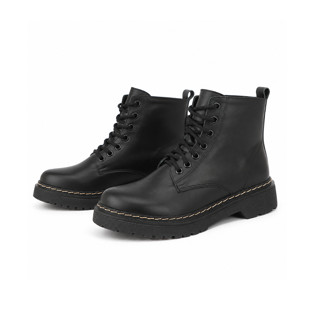 Bototos Ecocuero Suela Negra Unisex con Cierre | Diseño Urbano, Cómodo y Versátil