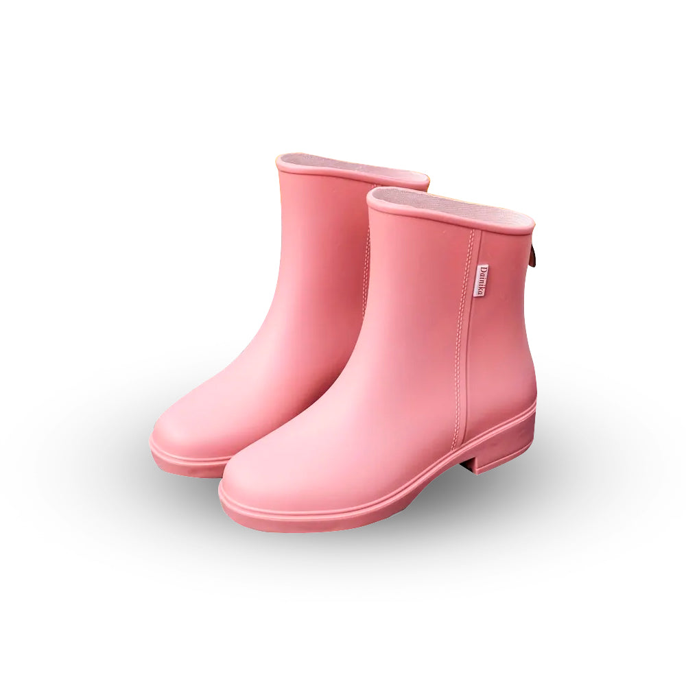 Botas de Agua Rosa de Mujer